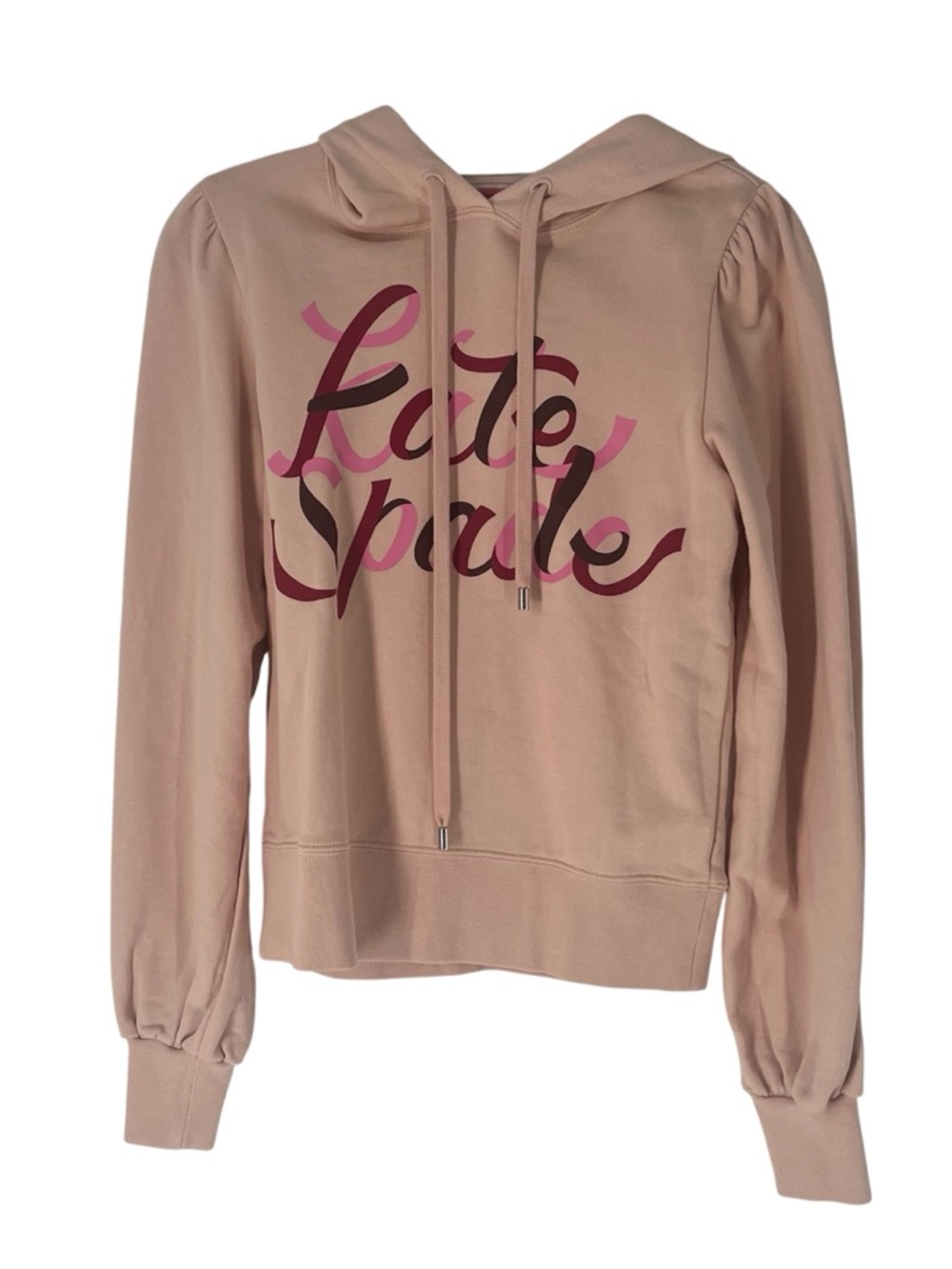 Kate Spade Light Pink Logo Sweatshirt XS Hoodie